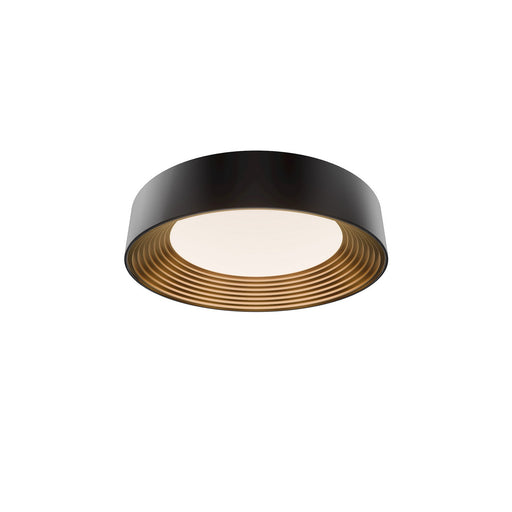 Gaston LED Flush Mount Black/Gold