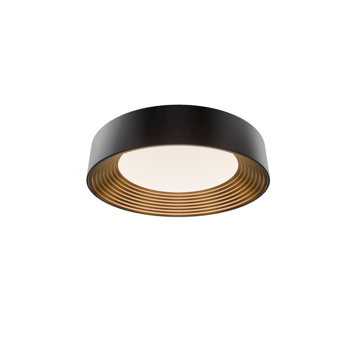 W.A.C. Lighting - FM701618-BK/GO - LED Flush Mount - Gaston - Black/Gold