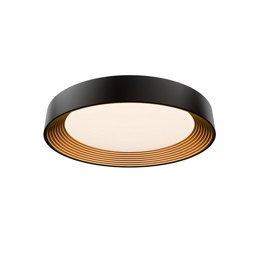Gaston LED Flush Mount Black/Gold