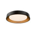W.A.C. Lighting - FM701626-BK/GO - LED Flush Mount - Gaston - Black/Gold