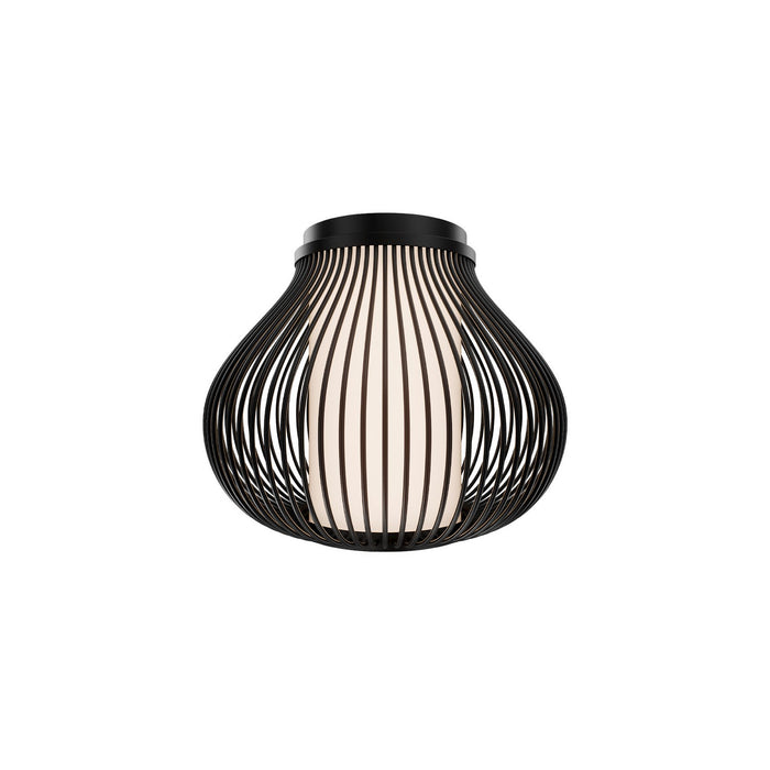 W.A.C. Lighting - FMW706616-BK - LED Outdoor Flush Mount - Poppin - Black