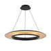 W.A.C. Lighting - PD404632-BK/GL - LED Pendant - Center Stage - Black/Gold Leaf