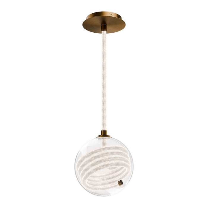 W.A.C. Lighting - PD417609-AB - LED Pendant - Roper - Aged Brass