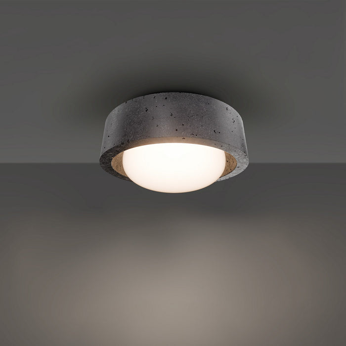 Modern Forms - FM224613-BV/BK - LED Flush Mount - Tane - Basalt Stone/Black