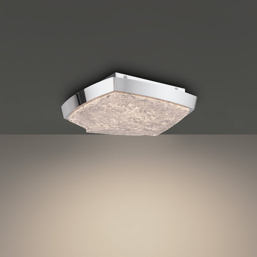 Kenji LED Flush Mount Polished Nickel