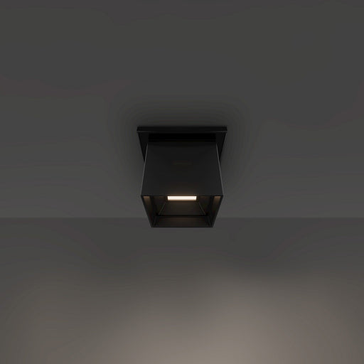 Kube LED Outdoor Flush Mount Black