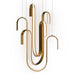 Modern Forms - PD216640-AB - LED Pendant - Seahorse - Aged Brass