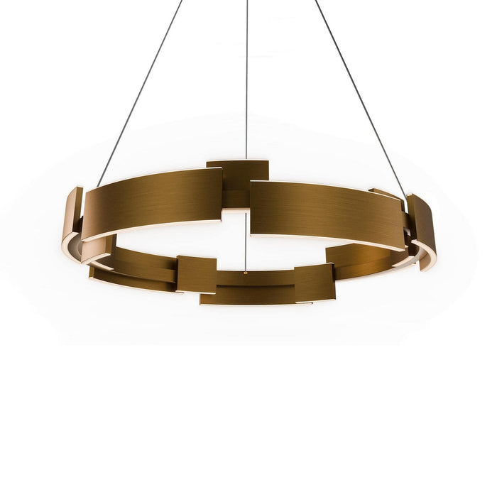 Modern Forms - PD232632-TWA-AB - LED Pendant Chandelier - Keefe - Aged Brass