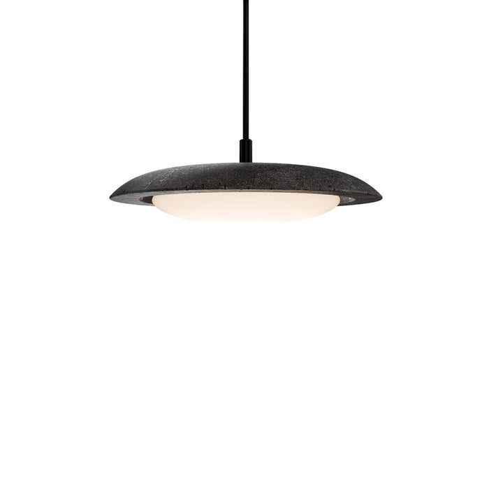 Modern Forms - PD264620-TWA-BV/BK - LED Pendant - Saturno - Basalt Stone/Black