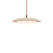 Modern Forms - PD264620-TWA-WV/AB - LED Pendant - Saturno - Beige Travertine/Aged Brass