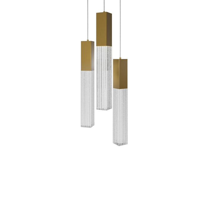 Modern Forms - PD-30803R-AB - LED Pendant - Cinema - Aged Brass