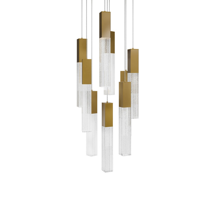 Modern Forms - PD-30809R-AB - LED Pendant - Cinema - Aged Brass