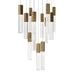Modern Forms - PD-30813S-AB - LED Pendant - Cinema - Aged Brass