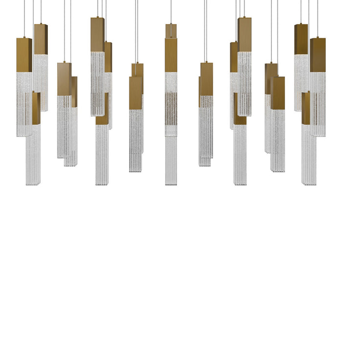 Modern Forms - PD-30823L-AB - LED Pendant - Cinema - Aged Brass