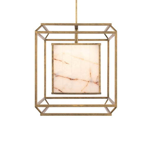 Sylvester LED Pendant Burnished Brass