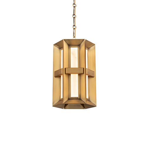Austen LED Pendant Aged Brass