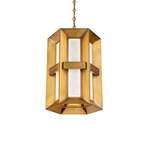 Austen LED Pendant Aged Brass