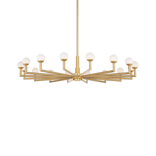 Glammis LED Pendant Chandelier Vintage Brass