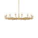 Modern Forms - PD606633-VB - LED Pendant Chandelier - Glammis - Vintage Brass