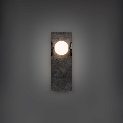Okemo LED Wall Sconce Basalt Stone/Black