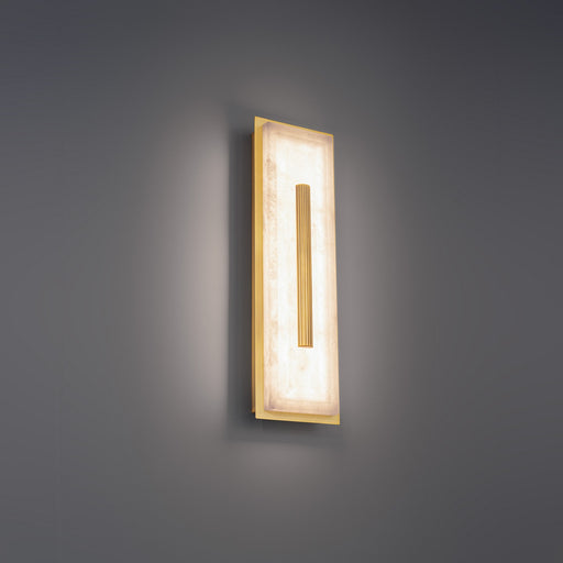 Clarice LED Wall Sconce Aged Brass