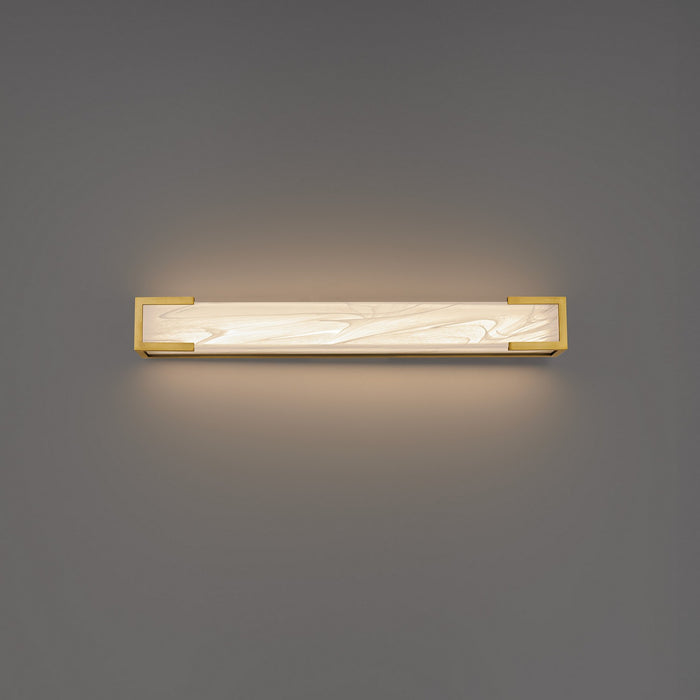 Modern Forms - WS262624-AB - LED Bath Vanity - Frozen Zone - Aged Brass