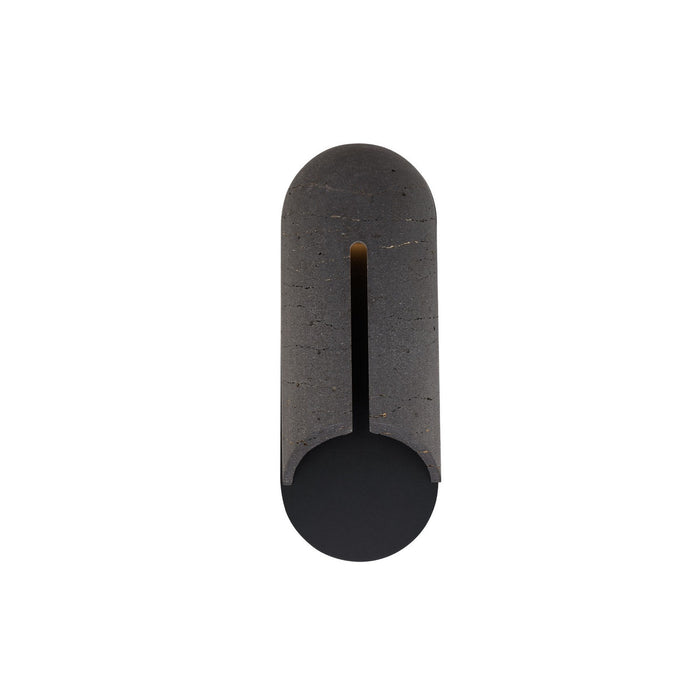Modern Forms - WS-W10522-30-BV/BK - LED Outdoor Wall Sconce - Clog - Bassalt Stone/Black