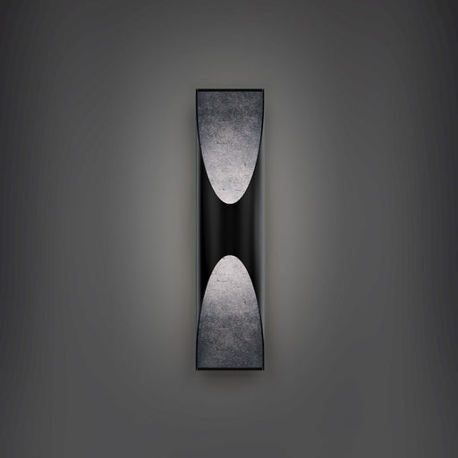 Kastlerock LED Outdoor Wall Sconce Basalt Stone/Black
