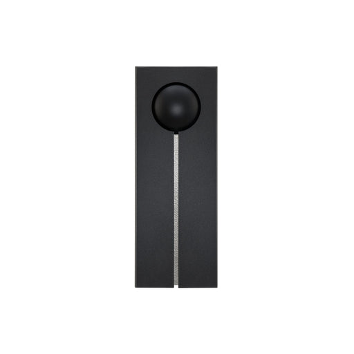 Keyhole LED Outdoor Wall Sconce Black/Textured Brushed Nickel