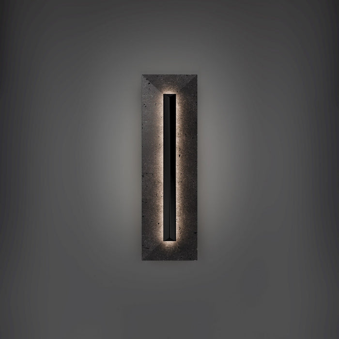 Modern Forms - WSW218620-BV/BK - LED Outdoor Wall Sconce - Bell Tower - Basalt Stone/Black