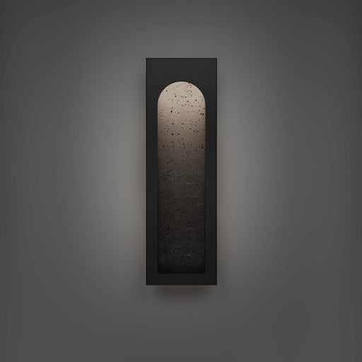 Modern Forms - WSW246624-BV/BK - LED Outdoor Wall Sconce - Cadey - Basalt Stone/Black