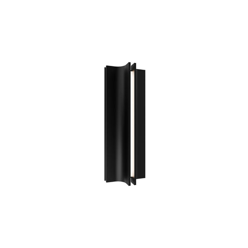 Strait LED Outdoor Wall Sconce Black