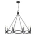 Savoy House - 1-4102-8-89 - Eight Light Chandelier - Minette - Matte Black