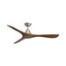 Modern Forms Fans - FR-D2504-60-AN/DK - 60" Ceiling Fan - Carve - Antique Nickel/Distressed Koa