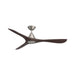 Modern Forms Fans - FR-D2504-60-AN/DW - 60" Ceiling Fan - Carve - Antique Nickel/Dark Walnut