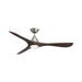 Modern Forms Fans - FR-D2504-60L-AN/DW - 60" Ceiling Fan - Carve - Antique Nickel/Dark Walnut