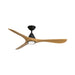 Modern Forms Fans - FR-D2504-60L-MB/HO - 60" Ceiling Fan - Carve - Matte Black/Honey Oak