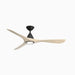 Modern Forms Fans - FR-D2504-60L-MB/WO - 60" Ceiling Fan - Carve - Matte Black/White Oak