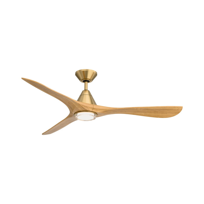 Modern Forms Fans - FR-D2504-60L-SB/HO - 60" Ceiling Fan - Carve - Soft Brass/Honey Oak