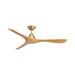 Modern Forms Fans - FR-D2504-60-SB/HO - 60" Ceiling Fan - Carve - Soft Brass/Honey Oak