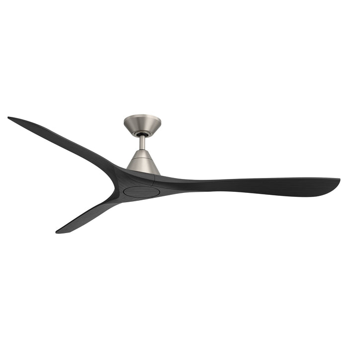 Modern Forms Fans - FR-D2504-72-AN/MB - 72" Ceiling Fan - Carve - Antique Nickel/Matte Black