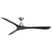 Modern Forms Fans - FR-D2504-72-AN/MB - 72" Ceiling Fan - Carve - Antique Nickel/Matte Black