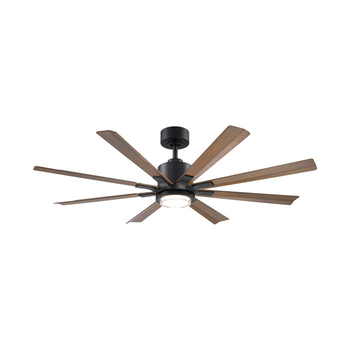 Modern Forms Fans - FR-W2403-56L-MB/DK - 56" Ceiling Fan - Size Matters - Matte Black/Distressed Koa