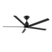 Modern Forms Fans - FR-W2601-56L-MB - 56" Ceiling Fan - Smooth 5 - Matte Black