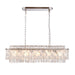 Artcraft - AC12070PN - 12 Light Linear Pendant - Avara - Polished Nickel
