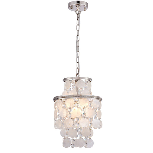 Avara Two Light Pendant Polished Nickel