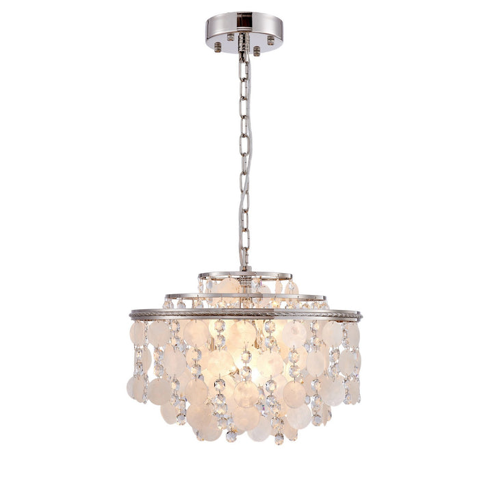 Artcraft - AC12072PN - Six Light Chandelier - Avara - Polished Nickel