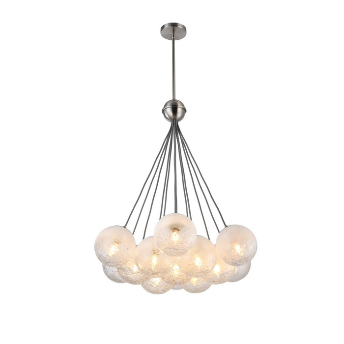 Artcraft - AC12242SN - 12 Light Lantern - Moonlight - Satin Nickel