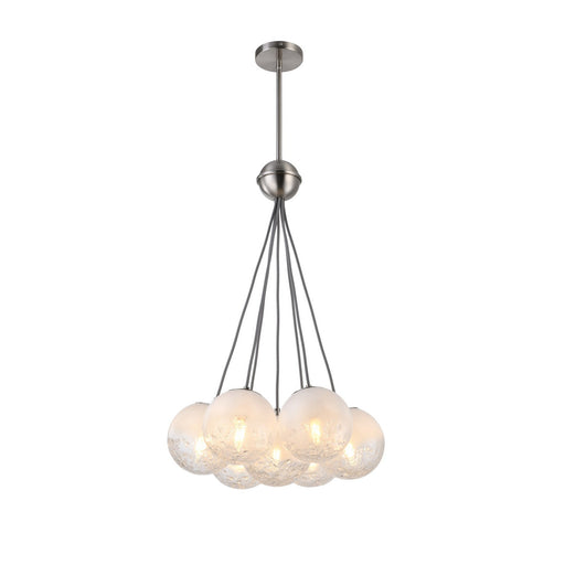 Artcraft - AC12247SN - Seven Light Lantern - Moonlight - Satin Nickel