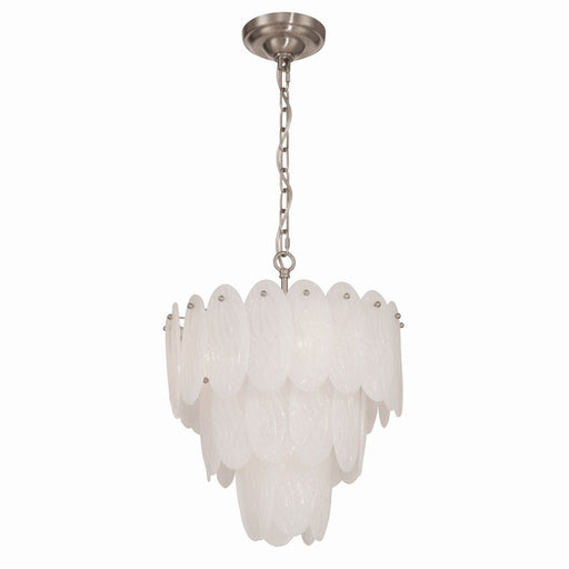 Serena Five Light Chandelier Satin Nickel
